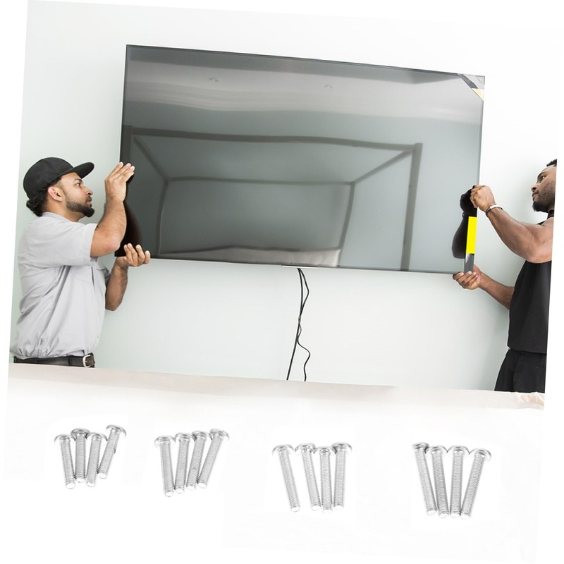 Gatuida 1set Tv Mount Installation Kit Screws Washers and Gaskets