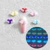 Cute Glow-in-the-Dark Nail Art Heart Angel Wing Charms 5-Pack (WC7AA68) / 네일아트 깜찍 야광 하트 천사날개 파츠 5개입 5종 (WC7AA68)
