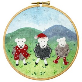 Bothy Threads Felt Embroidery Kit - Woolly Jumpers