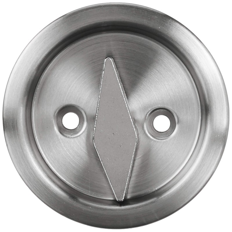 Kwikset 335 15 RND PCKT DR LCK Round Bed/Bath Pocket