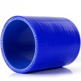 G-PLUS 2.24" Straight Silicone Hose, 3-Ply Intercooler Coupler Tube Pipe, Universal for Connecting Turbo Piping or Intake Piping (Inner diameter: 2.24inch/57mm) Blue