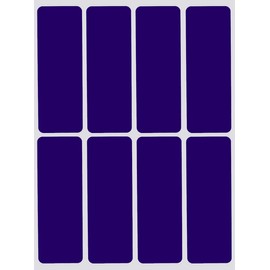 Royal Green Rectangle Stickers, Color Coded, Write on Labels for Organizing, 3 x 1 Inch, Write On Labels for Home, Office and School, 120 Pack (Royal Blue)