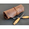 Leather Tool Roll Up Pouch - Leather Tool Wrench Roll/Chisel