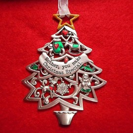 GANZ NEW Colorful Tree Design Ornament from Ganz, Mother, you make Christmas Special.