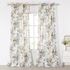 MYSKY HOME 95 Inch Curtains Semi Sheer Linen Blended Window