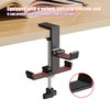 Heavyrain Desk Edge Hook Hanger, No Drilling Headphone Holder with