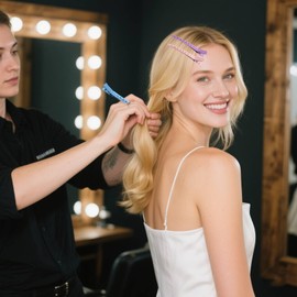 36 PCS Metal Hair Clips for Styling - 9 CM Duck Bill, Pin Curl, Sectioning, Long Hair Roller & Alligator Curl Clips(9 Colors)