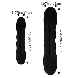 10PCS Hair Bun Maker for Women, Magic Snap Roll Sponge Curler Clips, Easy Donut Maker for Easy Bun Twister, Ballet Buns, French Twist, Updo's, Waves & more - Strong, Flexible, Reusable