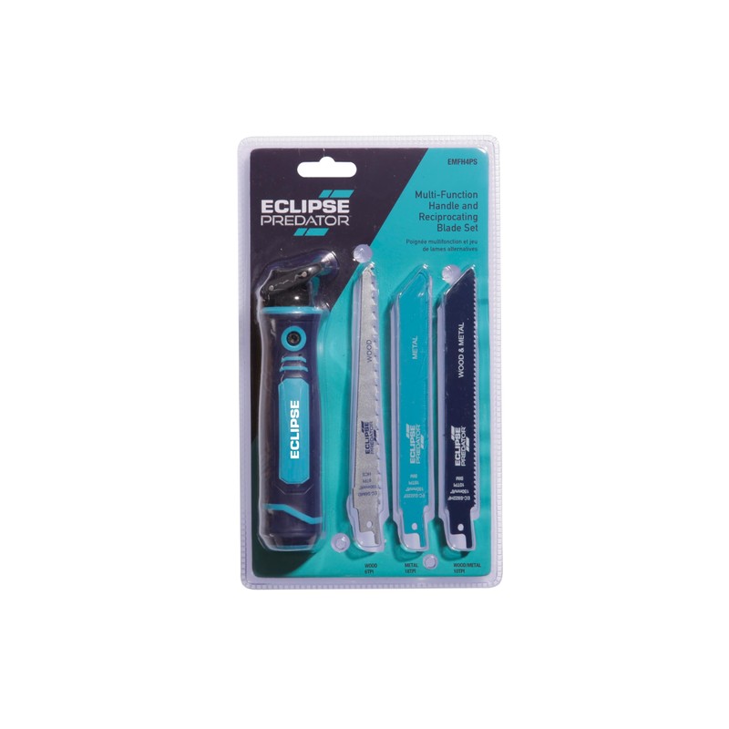 Eclipse Professional Tools EMFH4PS Multi-Function Handle and Jigsaw Blade Set,