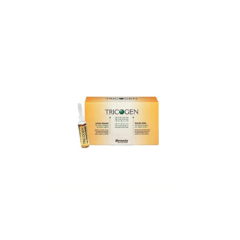 TRICOGEN LOZIONE 12 FIALE X 8ml ANTIFORFORA -PER CUTE GRASSA