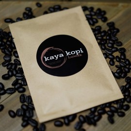 Kaya Kopi Premium Kopi Luwak From Indonesia Wild Palm Civets Arabica Coffee Beans (Dark Roast, 0.35 Ounce (Pack of 1))