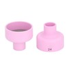 2Pcs TIG Welding Cup 24# Ceramic Nozzle 2.4mm Center Hole