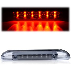 G-PLUS LED 3rd Rear Brake Light Cargo Lamp Compatible With Nissan Frontier Pickup 2001-2004,3rd Tail Brake Light Cargo Lamp, Black Housing Clear Lens