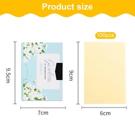 JEXOWIQ Pack of 500 Oil Control Papers, Face Blotting Papers, Oil-Absorbing Sheets, Women Oil Control Paper for Makeup, Oily Skin Care, Gym, Sports, Everyday Use