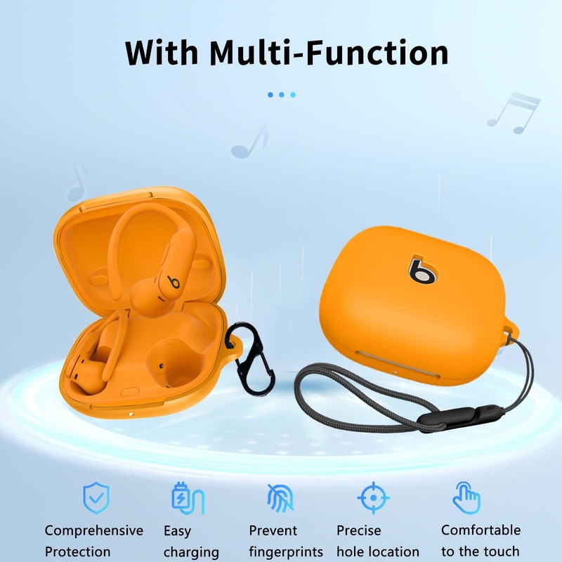 for Beats Powerbeats Pro 2 Case Cover,NOUKAJU Silicone Earphone Protective