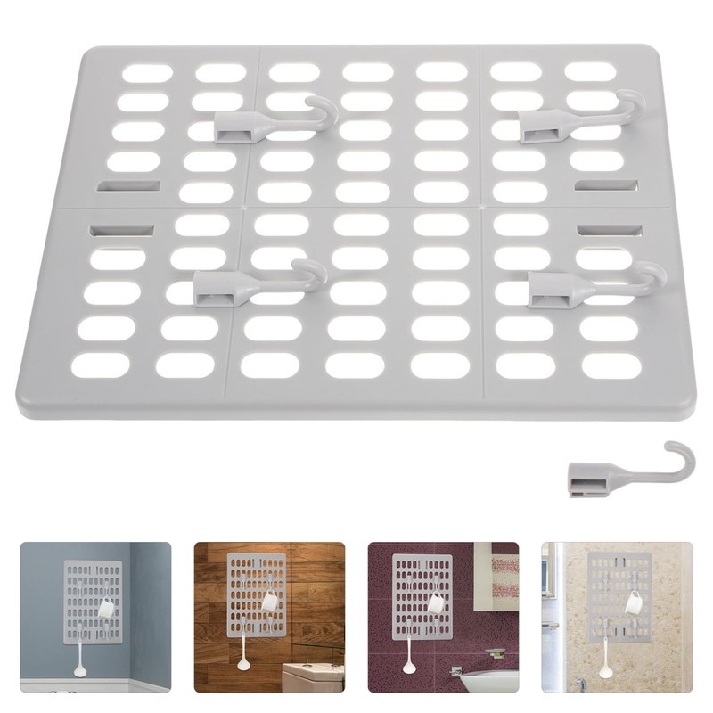 COHEALI 1 Set Nail Wall Mount Pegboard Organizer with Hooks