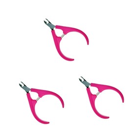 Healeved 3pcs Nail Toenail Cuticle Nipper Portable Manicure Nipper Cuticle Cutter Spring Design Durable