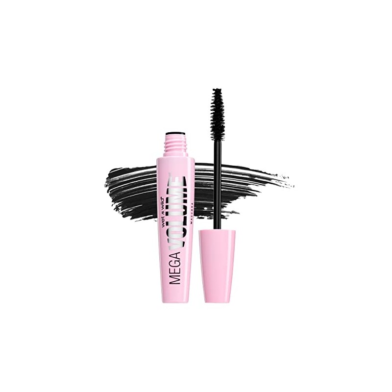 wet n wild Mega Volume Mascara, Very Black, 0.21 Ounce