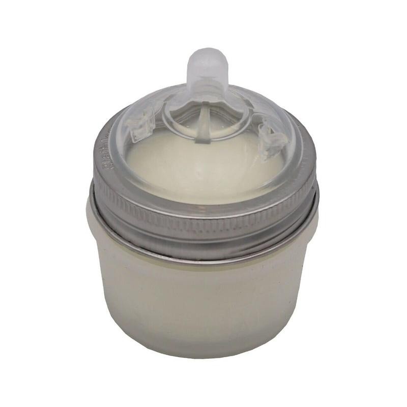 Mason Bottle Silicone Nipples for Regular Mouth Mason Jars Two-Pack