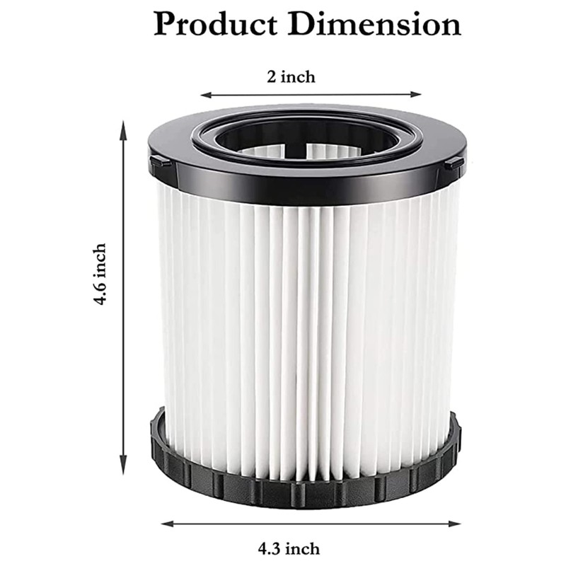 DCV5801H HEPA Replacement Filter for DeWalt DCV580 & DCV581H Wet/Dry