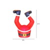 HOLIDAY TIME Inflatable Santa Legs - 3.5 Ft Tall -