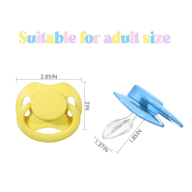 Landofgenie Adult Dummy Large Teat Shield Dummy for Adult Size
