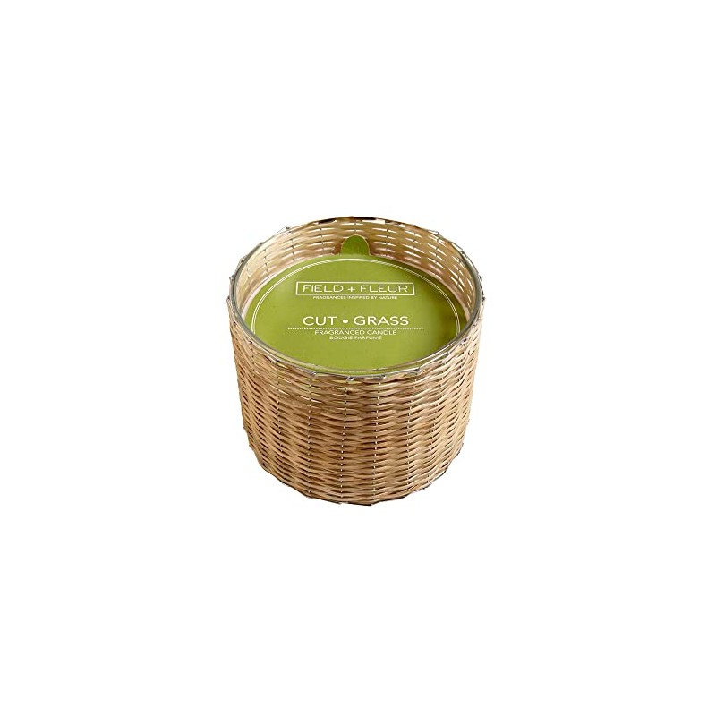 Field + Fleur 3 Wick Handwoven Candle - Scented Candle