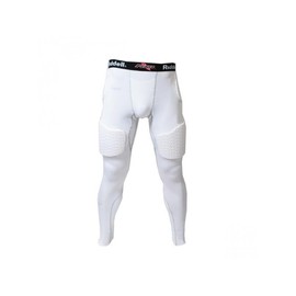 Riddell Power Full Length Integrated 5-Pad Football Tights – White, Medium
