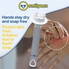 Smilyeez Original Smiling Sponge Handle Soap Dispensing Handle for Scrub