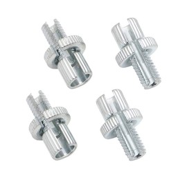 AUTOVIC Clucth Brake Cable Adjuster For Honda Yamaha Kawasaki Suzuki ATV Motorcycle 8mm Universal Cable Adjuster Nut Bolts(Silver)