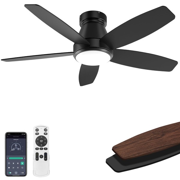 AQUBT AQUBT Ceiling Fans with Lights, 42 inch Ceiling Fans