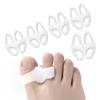 WANGCL Bunion Gel Toe Separator Toe Separator with 2 Loops