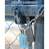 Pack of 4 Combination Padlocks, Small Combination Lock, Lock with