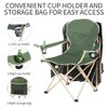 CozyBox Portable Chair with Shade Canopy Beach Chairs for Adults