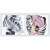 HB251 253 Temporary Fish Tattoo Japanese Koi Tattoo, Japankoi Tattoo,