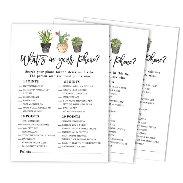 Inkdotpot Bridal Shower Game Wedding Shower Bachelorette Party Bulk Activity