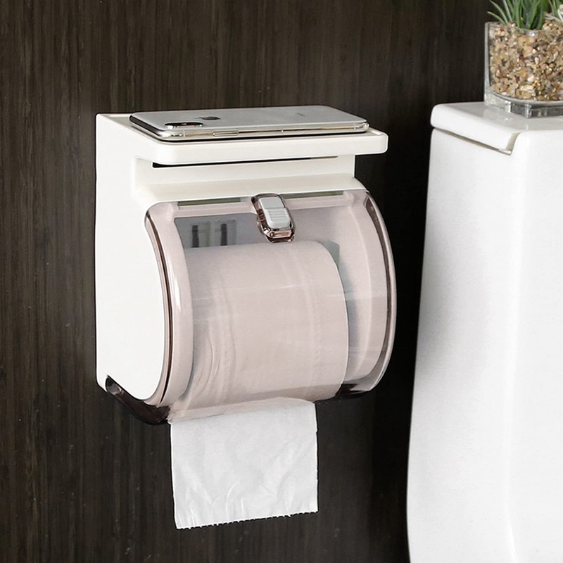 TIAN CHEN Toilet Paper Holder Wall Mount, Waterproof Cat Proof