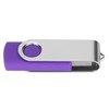 USB Flash Drive Candy Purple Rotatable Portable Storage Memory Stick