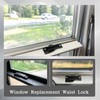 RUIAN Window Sash Lock Replacement 4 Pack F2590-2-1/4" Hole Centers