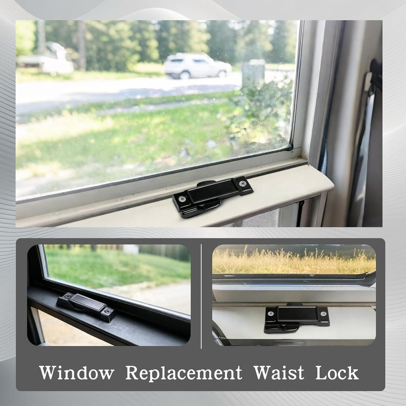 RUIAN Window Sash Lock Replacement 4 Pack F2590-2-1/4" Hole Centers