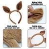 2 Pieces Of Animal Ear Headbands, Cute Plush Headbands, Cartoon