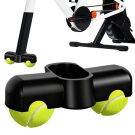 DINTSTYLE Indoor Cycling Snap Rocker Feet, Bike Trainer Rocker Feet for Zwift Ride Front Leg, with 2 Pack Tennis Balls, Indoor Cycling Accessories