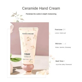 Novo Hand Cream (60g) provides intense hydration, reduces fine lines, nourishes soft skin, and features a long-lasting fragrance. (Novo Hand Cream: 02# Ceramide, Net Weight: 60g)