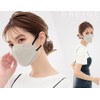 [Bijoubox] マスク バイカラー 立体 小さめ 不織布 使い捨て マスク 立体マスク 小顔