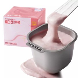 Mediheal 메디힐 더마 모델링 팩 콜라겐 - 빛나는 피부를 위한 충전 탄력 간편한 DIY 홈 스파 키트 다과를 수분 공급 [0.99 Ounce (Pack of 2)] Mediheal Derma Modeling Pack Collagen - Recharge Elasticity for Radiant Skin Easy DIY Home Spa Kit Moisture Supply [0.99 Ounce (Pack of 2)]