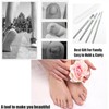 Stainless steel ingrown toenail pedicure knife set,professional foot skin scraper