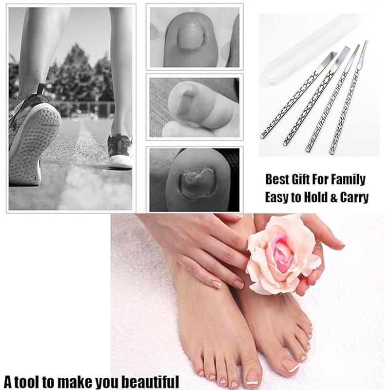 Stainless steel ingrown toenail pedicure knife set,professional foot skin scraper