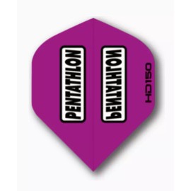 PENTATHLON PURPLE HD150 Standard Dart Flights - 150 Micron - 5 sets (15 flights