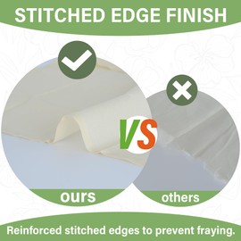 Cheese Cloths 6-Pcs Cheesecloth Unbleached Reusable Muslin Straining Pastillas de Cuajo Making Queso Juicing Butter Milk Filtering Grade 100 20x20-Inch