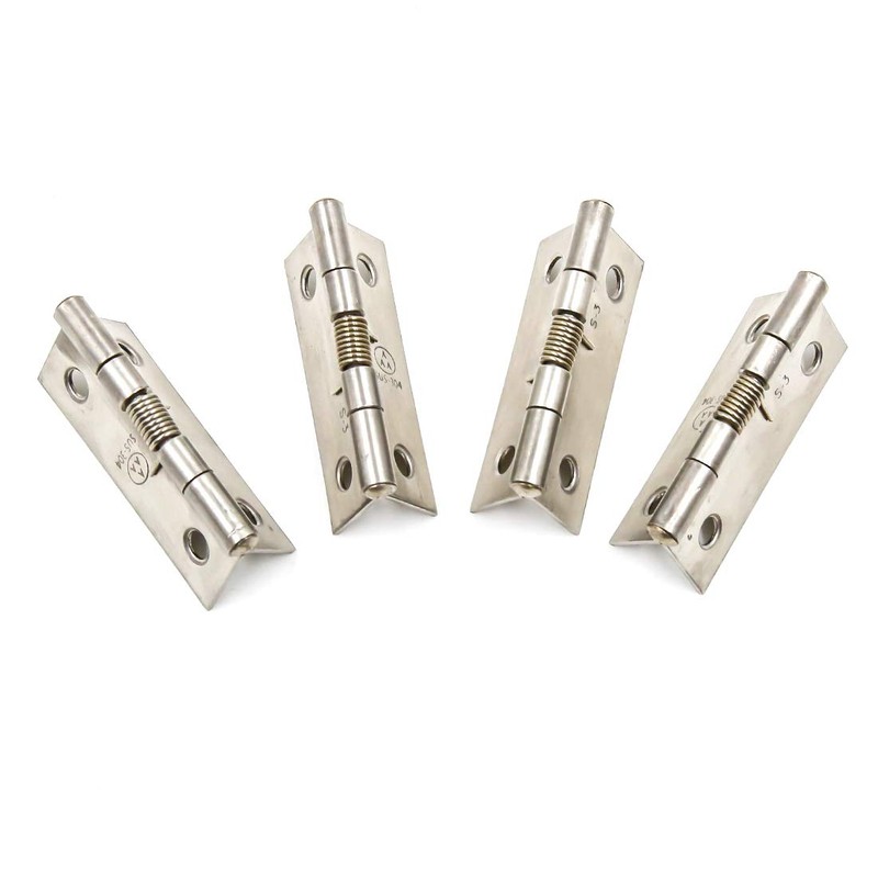 Rannb Spring Hinge Self Opening Hinge 2" Length Stainless Steel